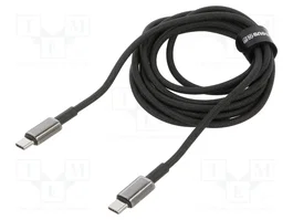 Baseus Tungsten Gold USB-C a USB-C 100W 2m negro
