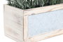 DKD Home Decor Planta Lila 15 x 35 x 33 cm Plástico, Madera, Metal (2 Unidades)