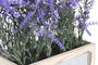 DKD Home Decor Planta Lila 15 x 35 x 33 cm Plástico, Madera, Metal (2 Unidades)