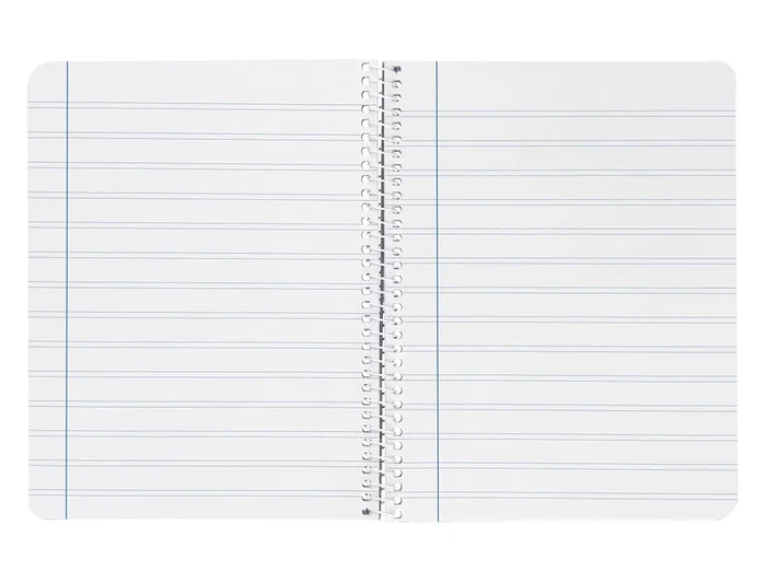 Liderpapel Cuaderno Espiral Cuarto Tapa Blanda 80 Hojas Pauta 2,5mm 60gr Colores Surtidos