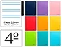 Liderpapel Cuaderno Espiral Cuarto Tapa Blanda 80 Hojas Pauta 2,5mm 60gr Colores Surtidos