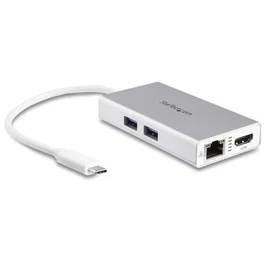 StarTech.com Adaptador Multipuertos USB-C 4K HDMI Gigabit Ethernet USB 3.0 Power Delivery 60W