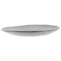Home Deco Factory Plato Gres Arena 22 cm Colección Natural - Plato de Piedra Irregular para Mesa 22x18 cm