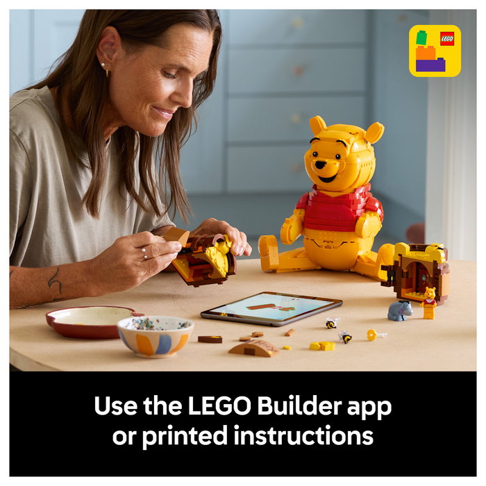 LEGO Disney 43300 Winnie the Pooh Set de Construcción Multicolor de 1399 piezas