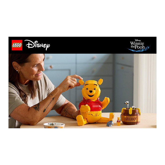 LEGO Disney 43300 Winnie the Pooh Set de Construcción Multicolor de 1399 piezas