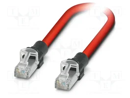 PHOENIX CONTACT Patch cord S/FTP Cat 5 1m RJ45 rojo