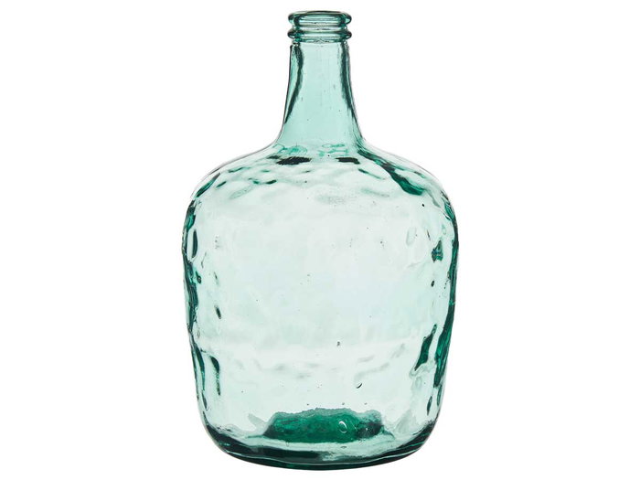 Giftdecor Botella Decorativa Vidrio Carafe 4L Transparente 19x30x19cm (Set de 4)