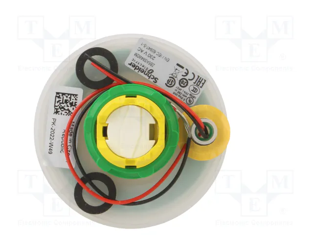 SCHNEIDER ELECTRIC Interruptor de emergencia Harmony XB5 22mm Rojo LED 230V