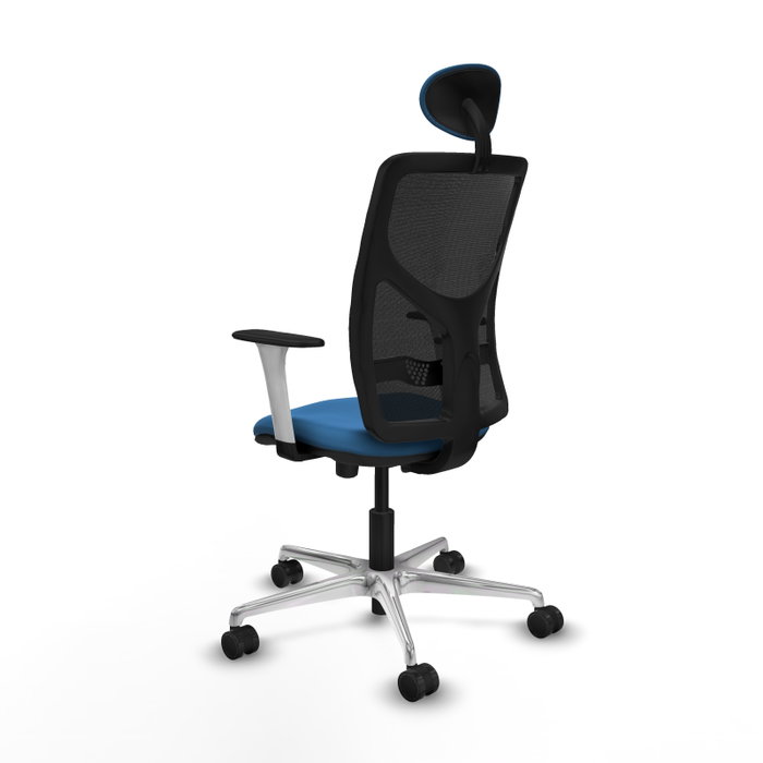 PIQUERAS Y CRESPO Silla de oficina Motilla Azul claro y Negro PIQUERAS Y CRESPO Silla de oficina Motilla Azul claro y Negro