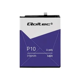 Qoltec Batería para Huawei P10 de 3100 mAh, Azul y Blanco