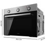 Cecotec Bolero Hexa C134500 Inox A Horno Integrable de 56 L