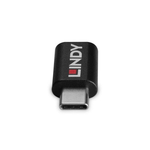 Lindy 71265 Cambiador de Género USB Type C Negro