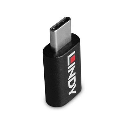 Lindy 71265 Cambiador de Género USB Type C Negro