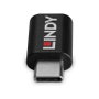 Lindy 71265 Cambiador de Género USB Type C Negro