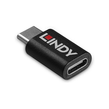 Lindy 71265 Cambiador de Género USB Type C Negro