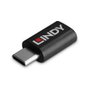 Lindy 71265 Cambiador de Género USB Type C Negro