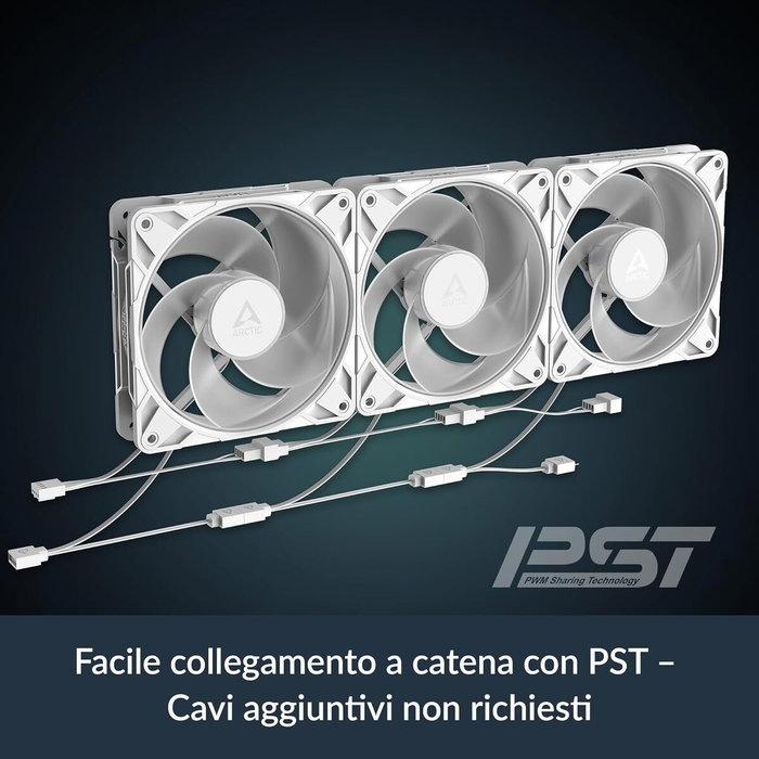 Arctic P12 Pro Reverse A-RGB 12cm Blanco