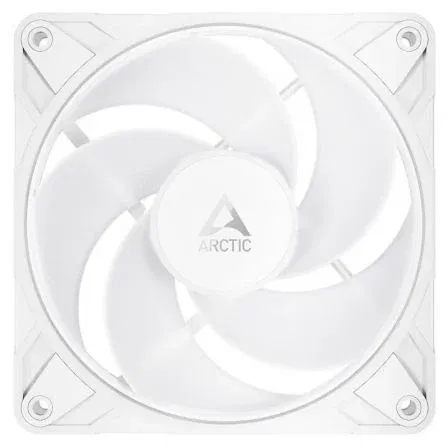 Arctic P12 Pro Reverse A-RGB Ventilador 12cm Blanco Flujo de Aire Invertido para Entrada de Aire PWM 3000 rpm 73 cfm 4.5 mm H2O FDB PST 6 años garantía