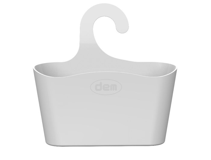 Inde Cesta Multiusos Plástico para Ducha 26 cm Largo x 8.5 cm Ancho x 14.5 cm Alto (12 Unidades)