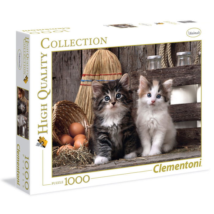 Clementoni Puzzle Lovely Kittens 1000 Piezas 69x50cm