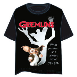 Amblin Entertainment Camiseta Gremlins Hombre Algodón 160 g Estampado Frontal Talla XL