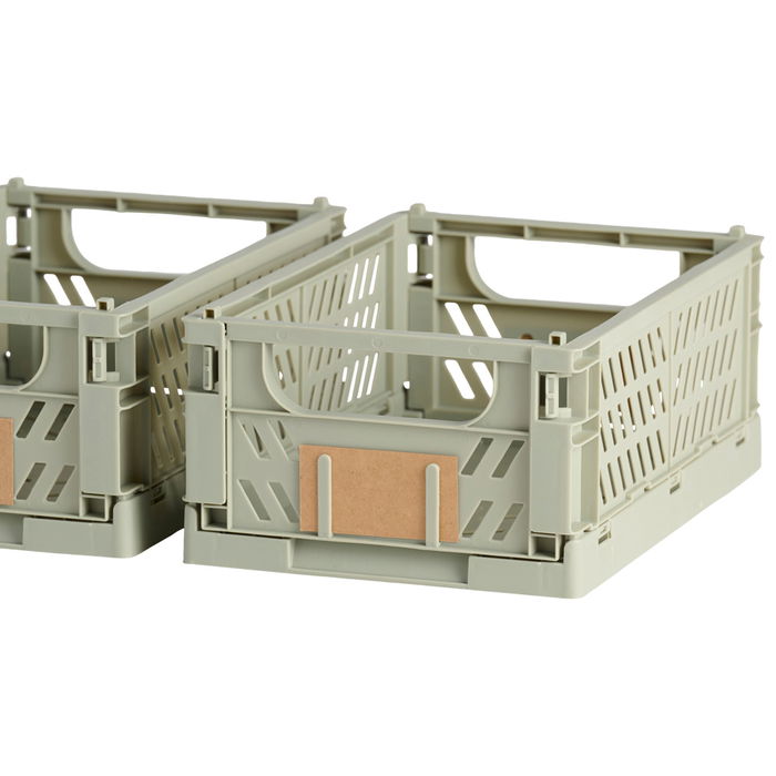 Day Juego De 2 Cajas Plegables 25x16,5 cm Color Verde Musgo