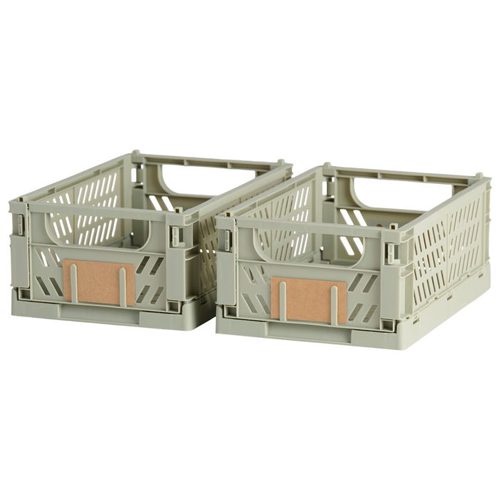 Day Juego De 2 Cajas Plegables 25x16,5 cm Color Verde Musgo