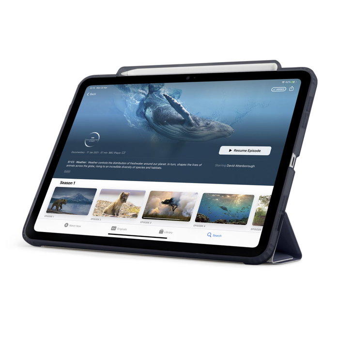 Pipetto Origami No3 Pencil Case para iPad Pro 11 M4/M5 - Azul oscuro