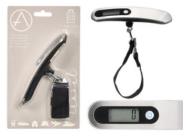 Arte Regal Báscula 50 Kg Acero Inoxidable Plástico ABS Metal SS201 Negro 15x3x10 cm (Set de 16)