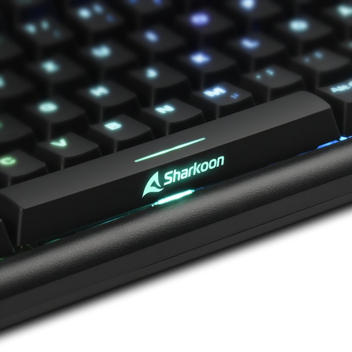 Sharkoon SKILLER SGK30 Teclado Gaming Mecánico RGB Portugués Negro
