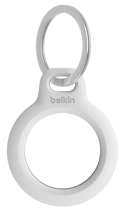 Belkin Soporte con Llavero para Apple AirTag, Blanco F8W973btWHT
