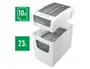 Leitz Destructora de Documentos IQ Slim Home Office, Capacidad Corte 10 Hojas, Partículas, Nivel Seguridad P4, Antiatascos, Silenciosa, Oficina Doméstica