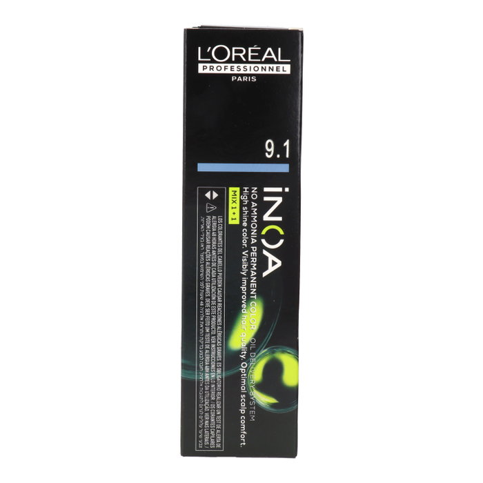 L'Oréal Professionnel Paris INOA 9.1 Rubio Muy Claro Ceniza