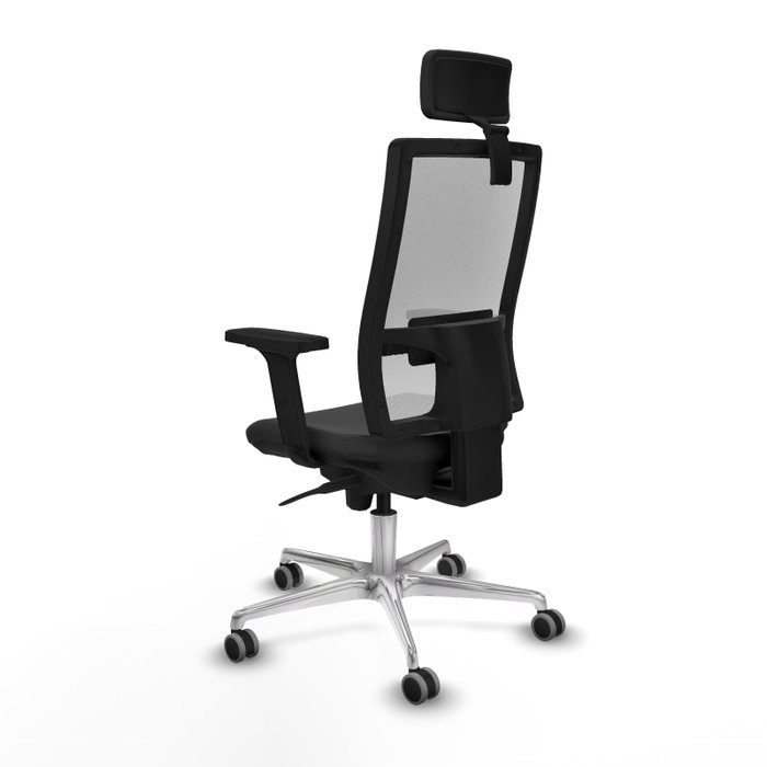 PIQUERAS Y CRESPO Silla de oficina Horna con mecanismo Sincro Gris oscuro y Blanco PIQUERAS Y CRESPO Silla de oficina Horna con mecanismo Sincro Gris oscuro y Blanco