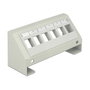 DeLOCK Panel Keystone Multimedia 6 Puertos Gris 86218