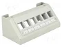 DeLOCK Panel Keystone Multimedia 6 Puertos Gris 86218