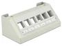 DeLOCK Panel de parches multimedia Keystone 6 puertos gris