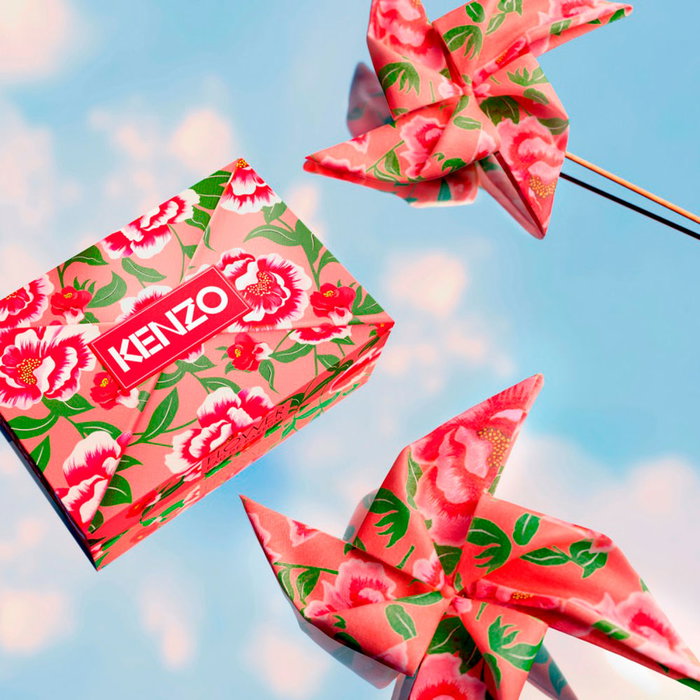 Kenzo Flower by Kenzo Estuche 3 Piezas: Perfume Vaporizador 100 ml + Leche Corporal 75 ml + Perfume 15 ml - Fragancia de Amapola para Mujer