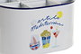DKD Home Decor Cubo Estilo Mediterráneo Metal Blanco 24.5 x 17 x 13 cm