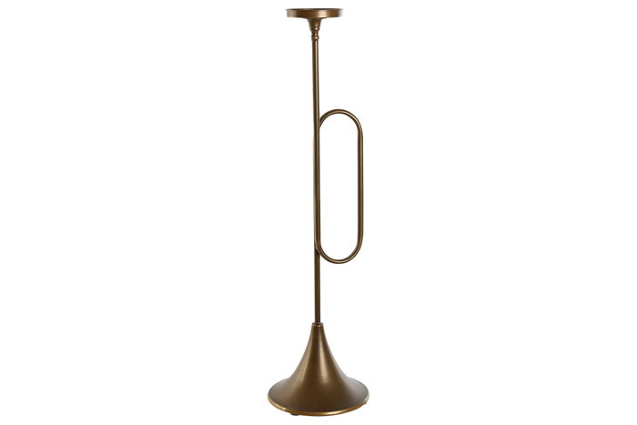 DKD Home Decor Portavelas Dorado Metal 21 x 78 x 21 cm DKD Home Decor Portavelas Dorado Metal 21 x 78 x 21 cm