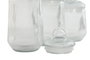 DKD Home Decor Set de 3 Botes de Cristal con Cierre Hermético