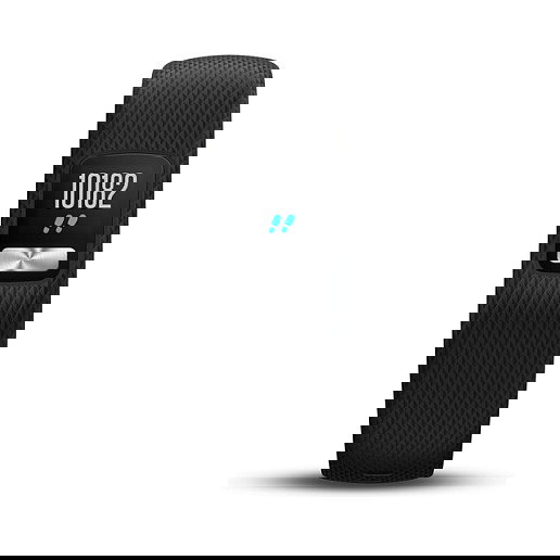 Garmin Vivofit 4 Pulsera de Actividad Negra, Pantalla MIP 0.61", Resistente al Agua, Seguimiento de Actividad y Sueño, Bluetooth, Batería Hasta 1 Año, Talla L (148-215 mm)