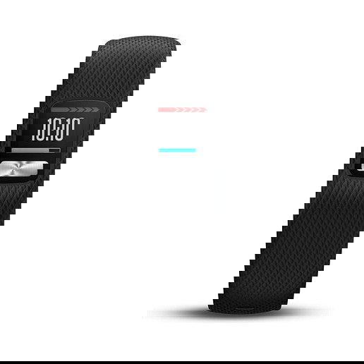 Garmin Vivofit 4 Pulsera de Actividad Negra, Pantalla MIP 0.61", Resistente al Agua, Seguimiento de Actividad y Sueño, Bluetooth, Batería Hasta 1 Año, Talla L (148-215 mm)