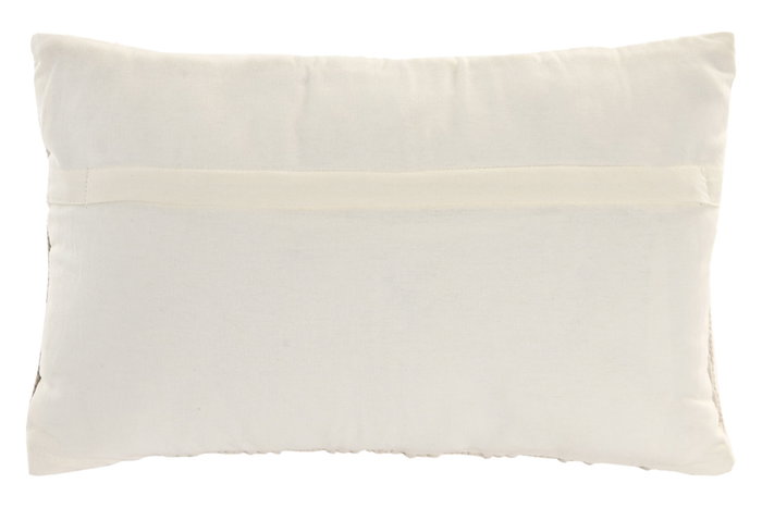 DKD Home Decor Cojín de Algodón Macramé Hecho a Mano 50x30 cm, Pack de 2