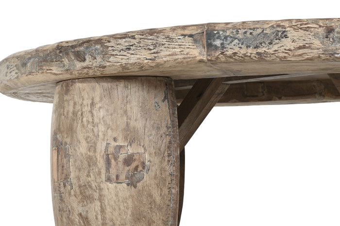 DKD Home Decor Mesa de Centro de Teca Pieza Única Natural 125x125x40 cm DKD Home Decor Mesa de Centro de Teca Pieza Única Natural 125x125x40 cm