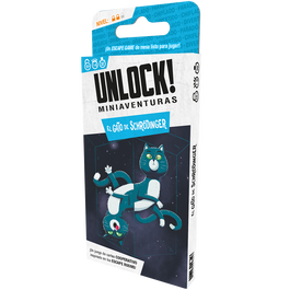 Unlock! Miniaventuras El Gato - Juego de Mesa Cooperativo Tipo Escape Room (1-6 Jugadores, +10 Años, En Español)