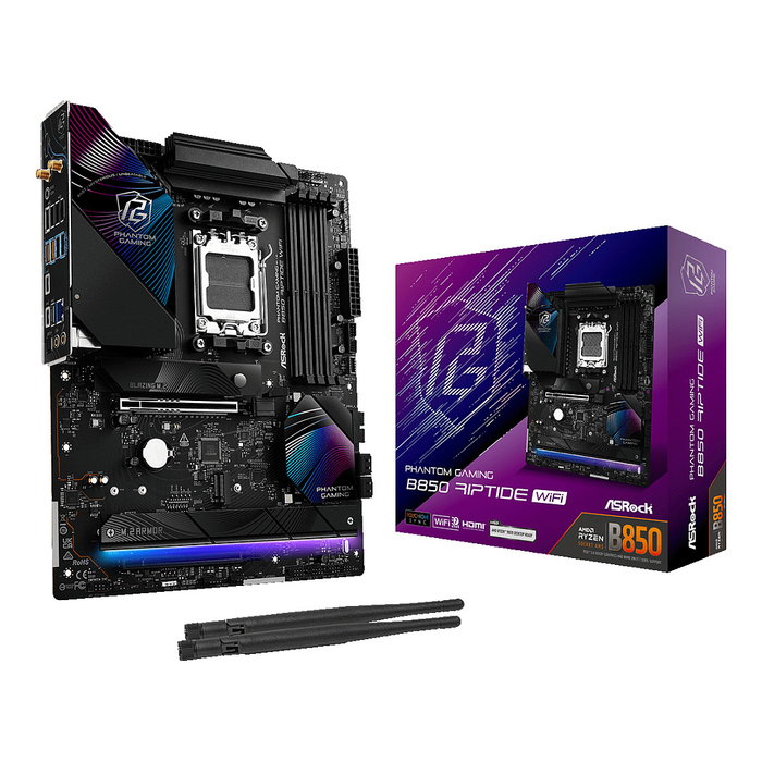 ASRock Phantom Gaming B850 Riptide WiFi AM5 ATX DDR5