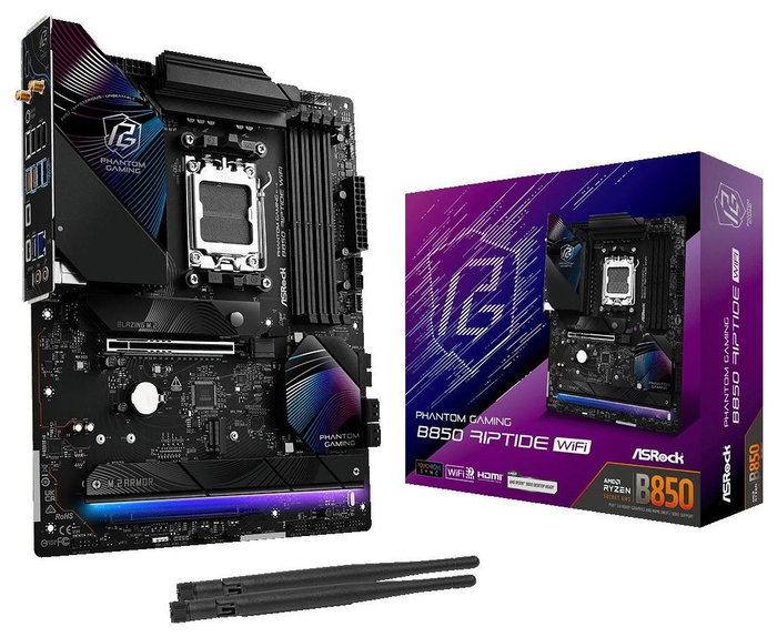 ASRock Phantom Gaming B850 Riptide WiFi AM5 ATX DDR5