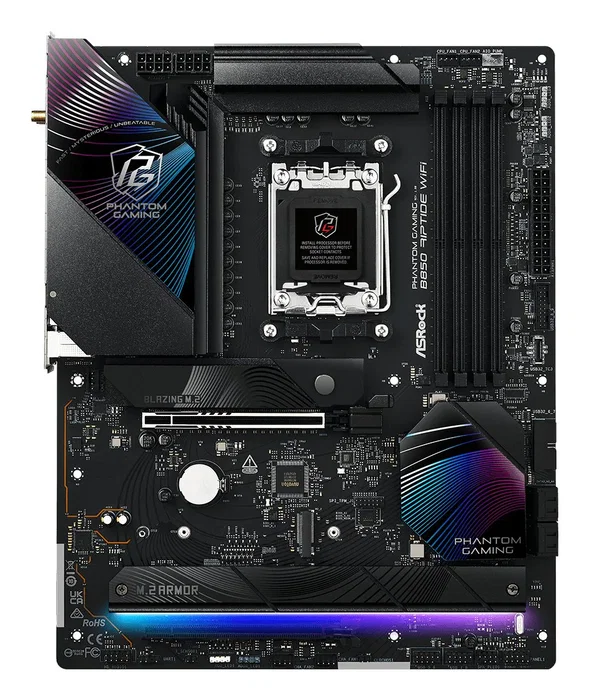 ASRock Phantom Gaming B850 Riptide WiFi AM5 ATX DDR5
