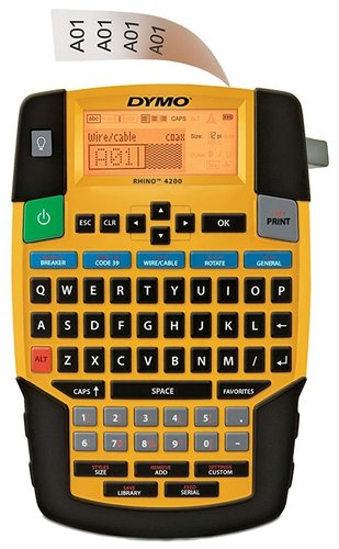 Dymo Rhino 4200 Rotuladora Electrónica Industrial con Teclado QWERTY